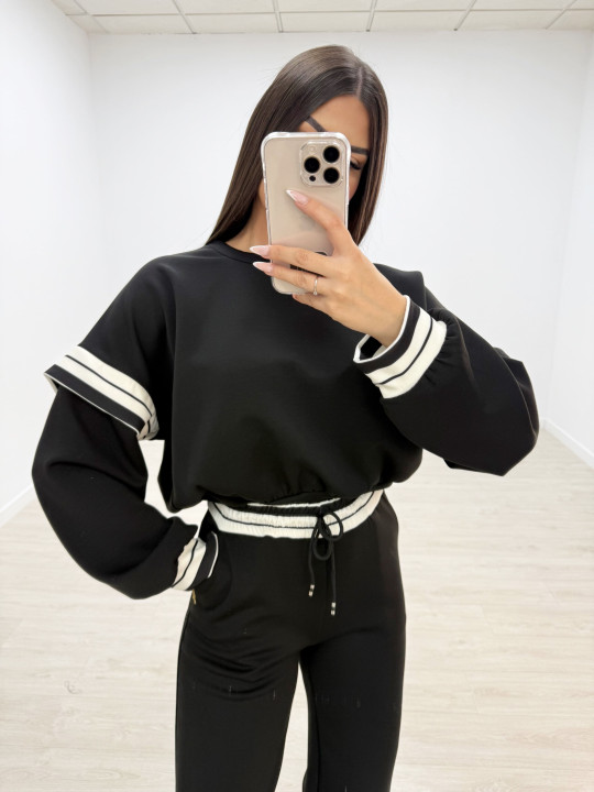 CONJUNTO CHÁNDAL NOON NEGRO