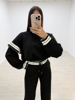 CONJUNTO CHÁNDAL NOON NEGRO