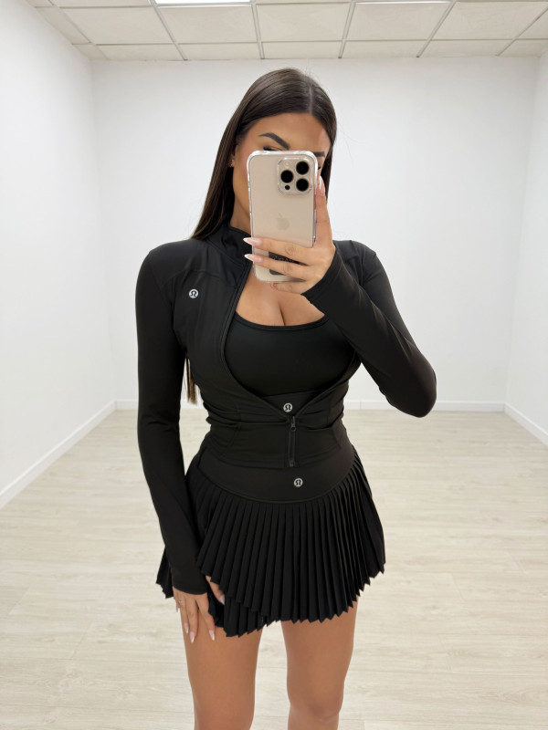 CONJUNTO LULU NEGRO  (3 PIEZAS)