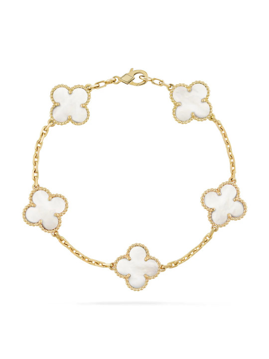 PULSERA VAN CLF BLANCA