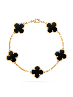 PULSERA VAN CLF NEGRA