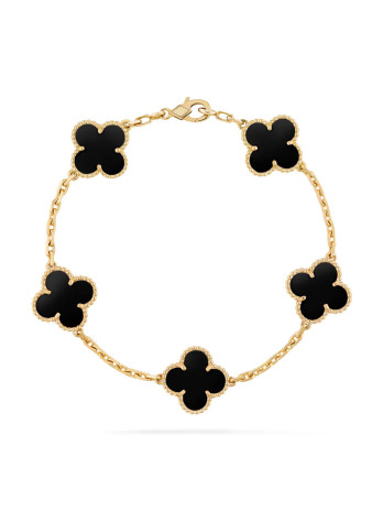 PULSERA VAN CLF NEGRA