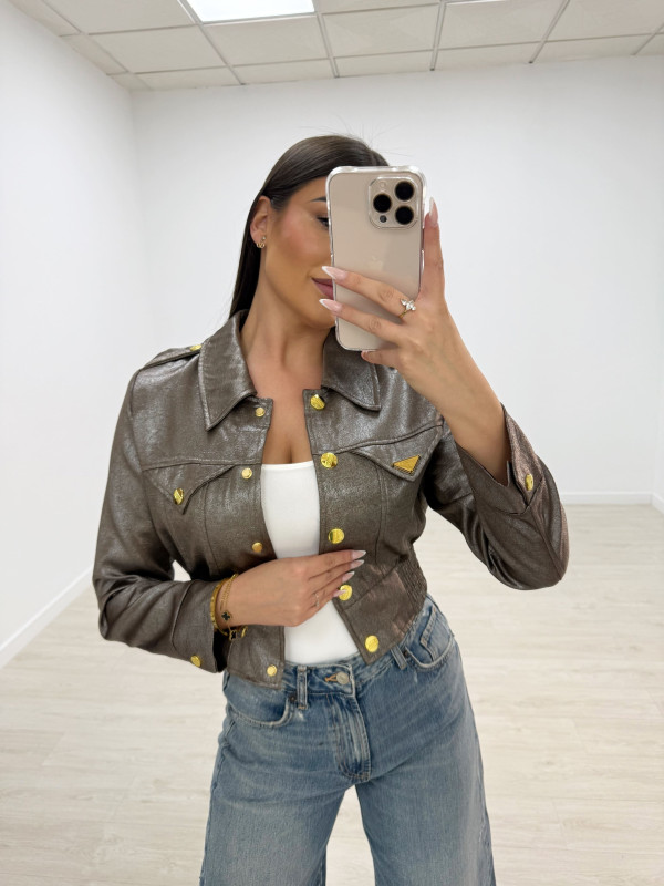 BOMBER TORNASOL GRIS