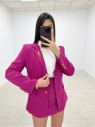 TRAJE FALDA YSL ROSA