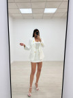 TRAJE FALDA YSL BLANCO TRAJE FALDA YSL BLANCO