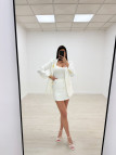 TRAJE FALDA YSL BLANCO TRAJE FALDA YSL BLANCO