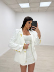 TRAJE FALDA YSL BLANCO TRAJE FALDA YSL BLANCO