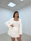 TRAJE FALDA YSL BLANCO TRAJE FALDA YSL BLANCO