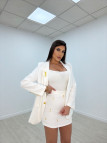 TRAJE FALDA YSL BLANCO TRAJE FALDA YSL BLANCO