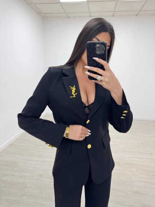 TRAJE YSL NEGRO TRAJE YSL NEGRO