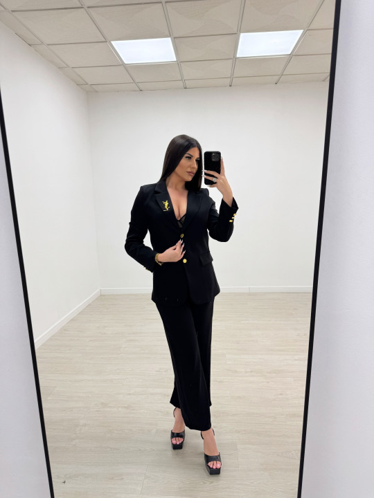 TRAJE YSL NEGRO TRAJE YSL NEGRO