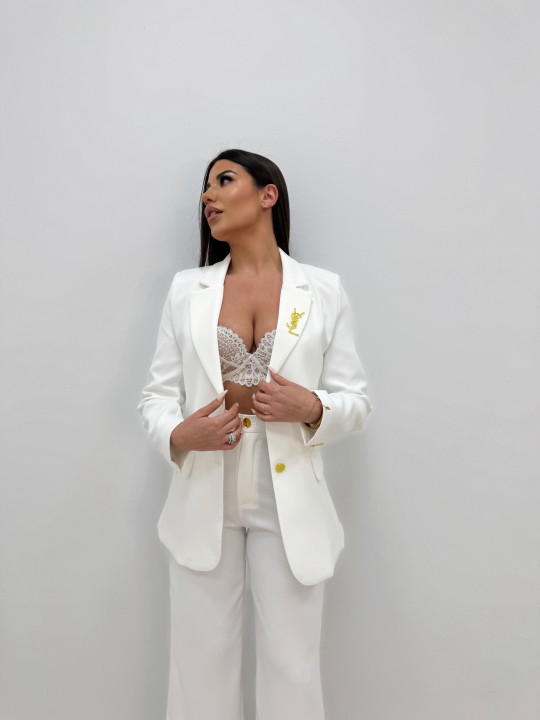 TRAJE YSL BLANCO TRAJE YSL BLANCO