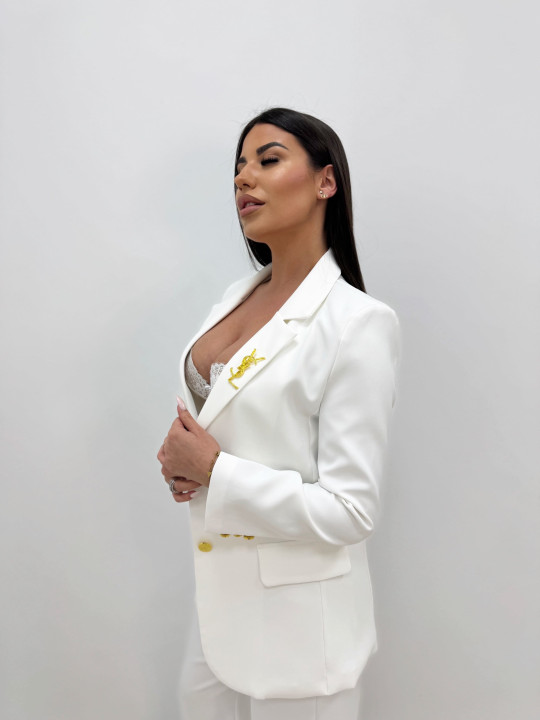 TRAJE YSL BLANCO TRAJE YSL BLANCO