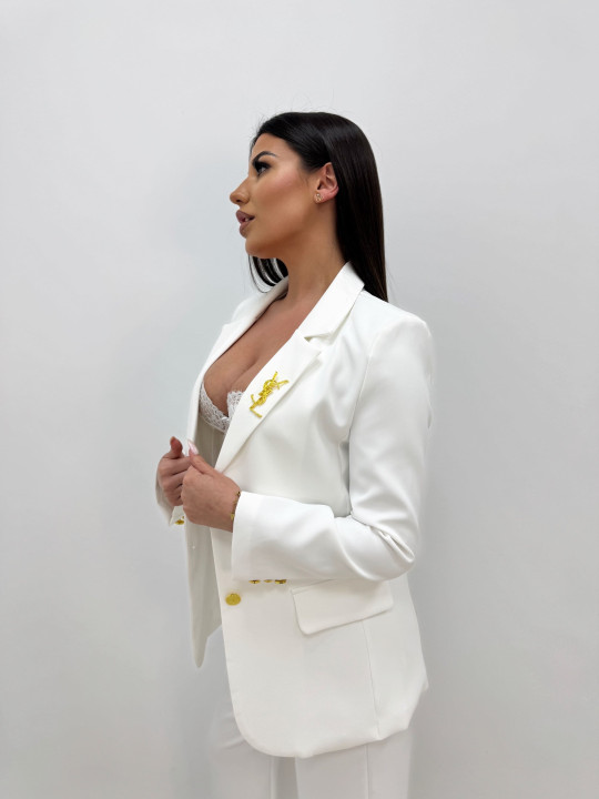 TRAJE YSL BLANCO TRAJE YSL BLANCO
