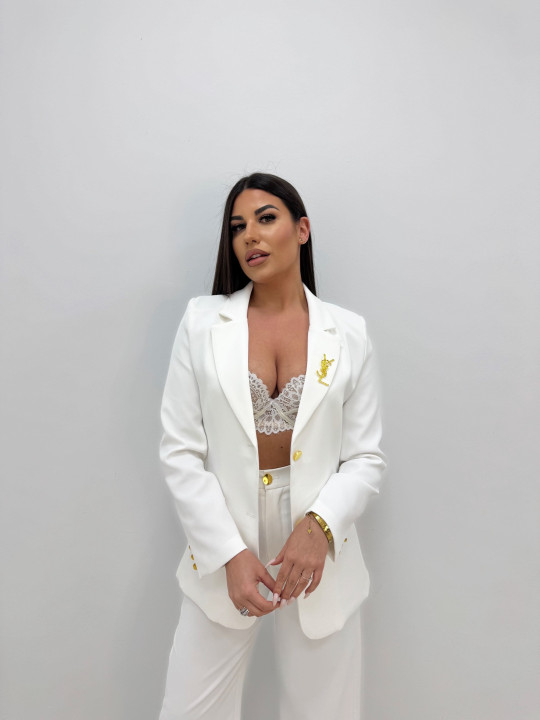 TRAJE YSL BLANCO TRAJE YSL BLANCO