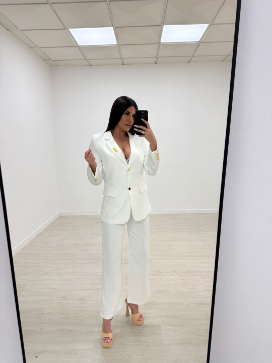 TRAJE YSL BLANCO TRAJE YSL BLANCO