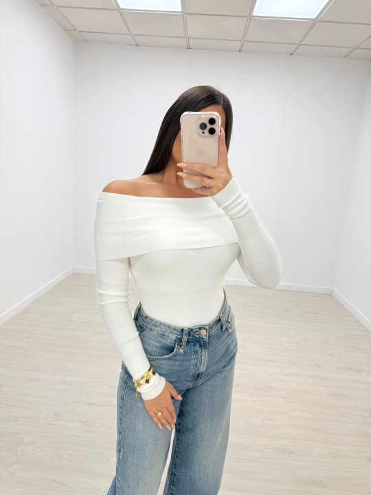 JERSEY BARDOT BLANCO JERSEY BARDOT BLANCO