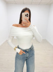 JERSEY BARDOT BLANCO JERSEY BARDOT BLANCO
