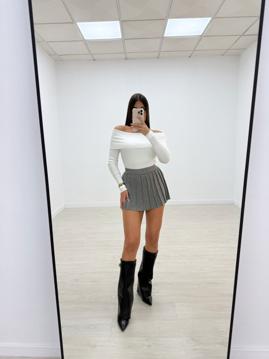 JERSEY BARDOT BLANCO JERSEY BARDOT BLANCO
