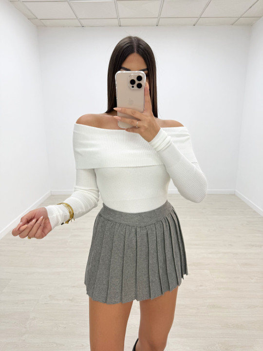 JERSEY BARDOT BLANCO JERSEY BARDOT BLANCO
