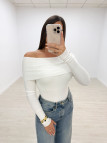 JERSEY BARDOT BLANCO JERSEY BARDOT BLANCO