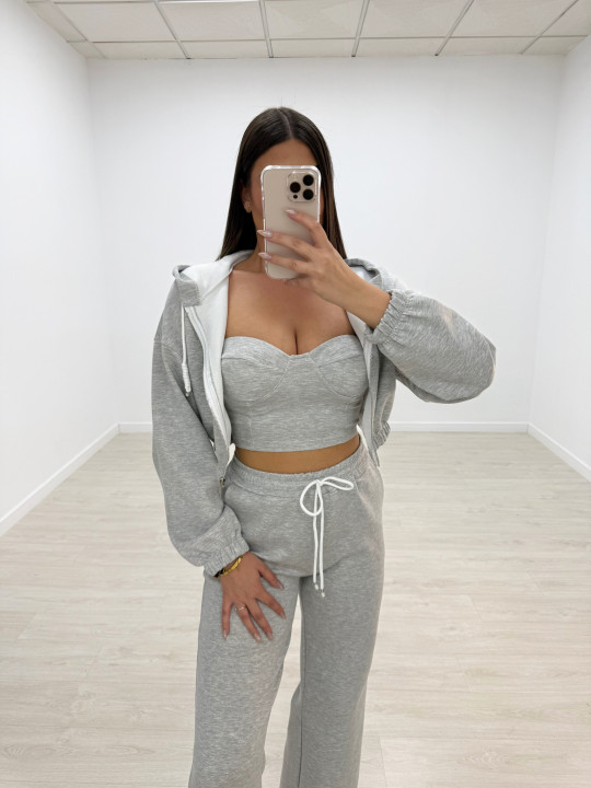 CHÁNDAL CORSÉ 3P GRIS