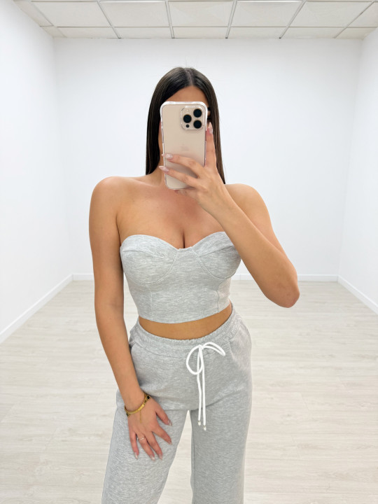 CHÁNDAL CORSÉ 3P GRIS