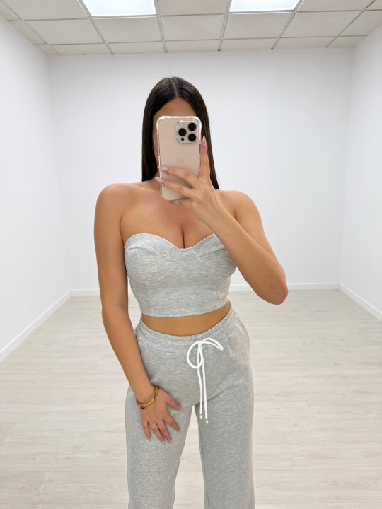 CHÁNDAL CORSÉ 3P GRIS