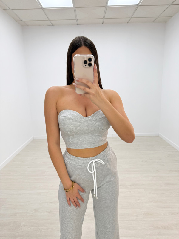 CHÁNDAL CORSÉ 3P GRIS