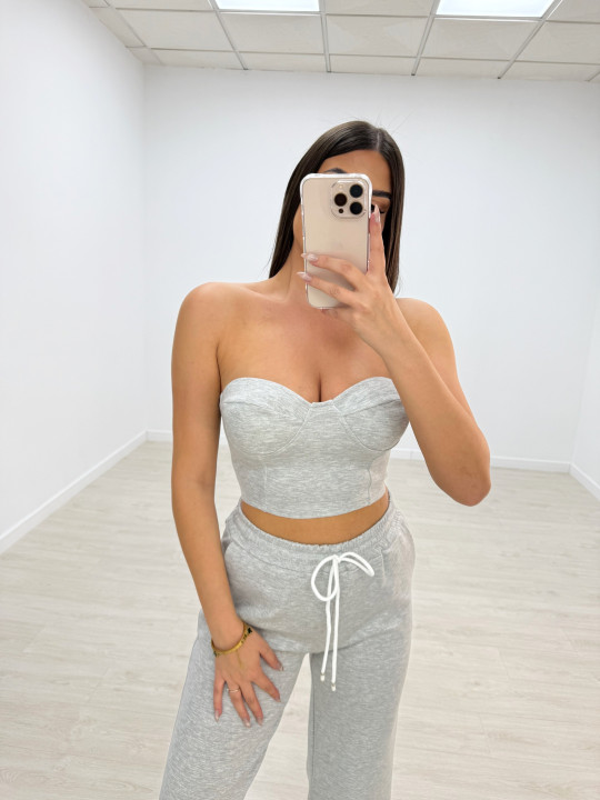 CHÁNDAL CORSÉ 3P GRIS