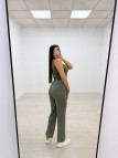 PANTALÓN CHÁNDAL BRILLO VERDE PANTALÓN CHÁNDAL BRILLO VERDE