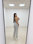 PANTALÓN CHÁNDAL BRILLO GRIS