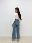 PANTALÓN VAQUEROVWIDE LEG BRILLO-82 PANTALÓN VAQUEROVWIDE LEG BRILLO-82