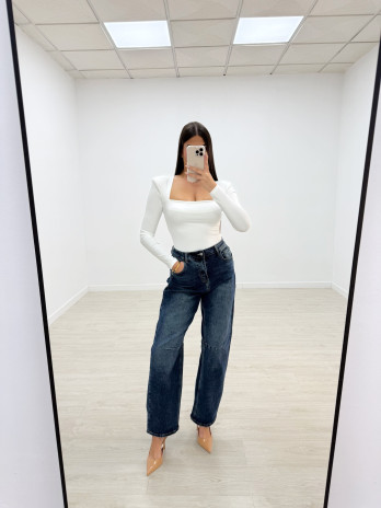 PANTALÓN VAQUERO BALLON A081