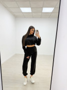 CHÁNDAL JOGGER BRILLO NEGRO