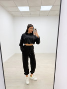 CHÁNDAL JOGGER BRILLO NEGRO