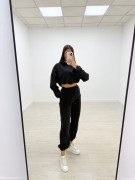 CHÁNDAL JOGGER BRILLO NEGRO