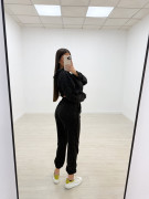 CHÁNDAL JOGGER BRILLO NEGRO