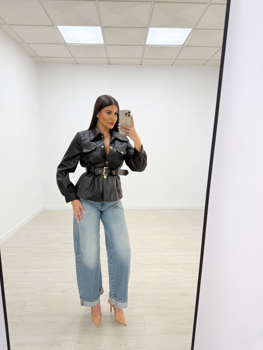 CHAQUETA EXCLUSIVA CINTURÓN NEGRA CHAQUETA EXCLUSIVA CINTURÓN NEGRA