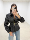 CHAQUETA EXCLUSIVA CINTURÓN NEGRA CHAQUETA EXCLUSIVA CINTURÓN NEGRA