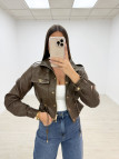 CHAQUETA POLIPIEL MARRÓN EXCLUSIVA CHAQUETA POLIPIEL MARRÓN EXCLUSIVA