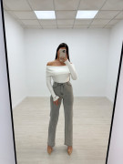 PANTALÓN VAQUERO BRILLO GRIS