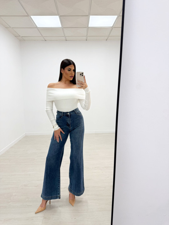 PANTALÓN VAQUERO WIDE LEG REP BERRY PANTALÓN VAQUERO WIDE LEG REP BERRY