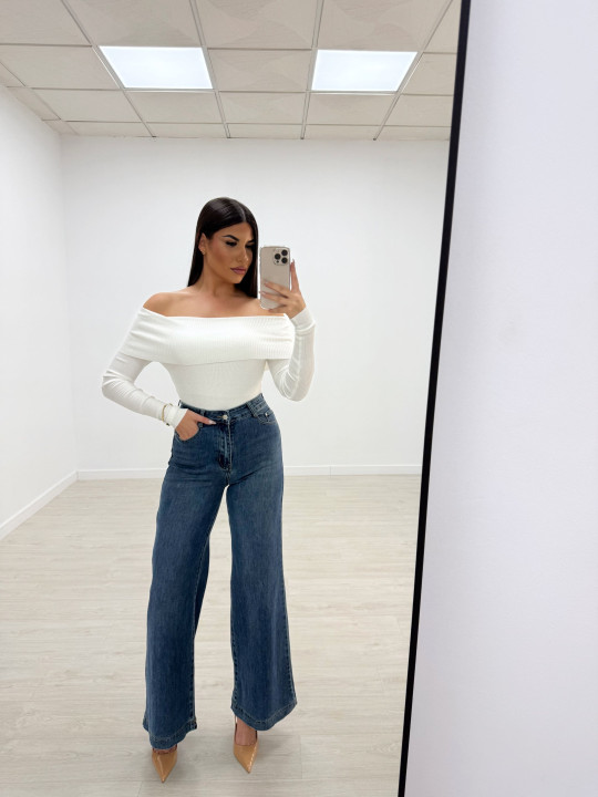 PANTALÓN VAQUERO WIDE LEG REP BERRY PANTALÓN VAQUERO WIDE LEG REP BERRY