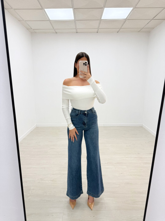 PANTALÓN VAQUERO WIDE LEG REP BERRY PANTALÓN VAQUERO WIDE LEG REP BERRY