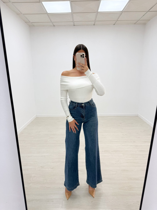 PANTALÓN VAQUERO WIDE LEG REP BERRY PANTALÓN VAQUERO WIDE LEG REP BERRY