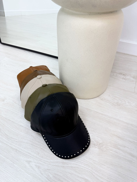 GORRA PIEL TACHAS GORRA PIEL TACHAS