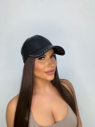 GORRA PIEL TACHAS