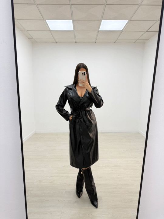 GABARDINA POLIPEL NEGRA GABARDINA POLIPEL NEGRA