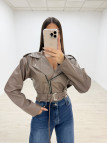 CHAQUETA OVERSIZE POLIPIEL TOUPE CHAQUETA OVERSIZE POLIPIEL TOUPE